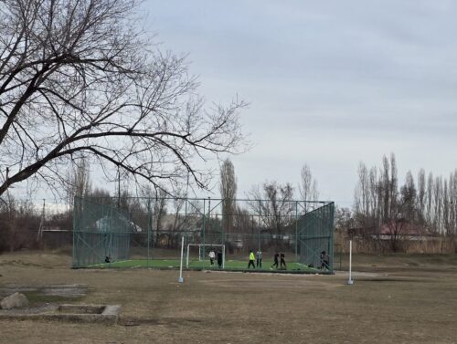 Торжественное открытие мини-футбольного поля